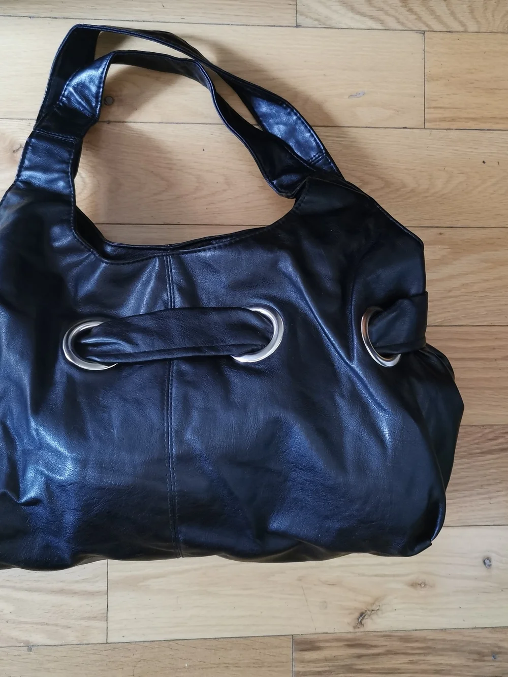 Black shoulder bag purse